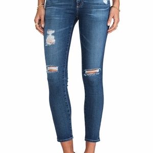 The Legging Super Skinny Ankle Distressed Jeans